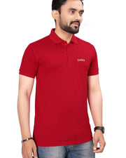 Lacosta Polo T-Shirt for Men Red — Thumbnail 2