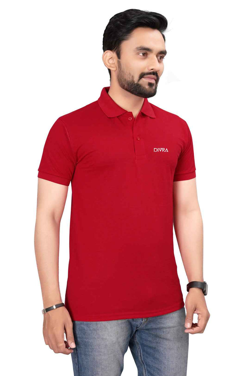Lacosta Polo T-Shirt for Men Red — Quality Craftsmanship Anatomy
