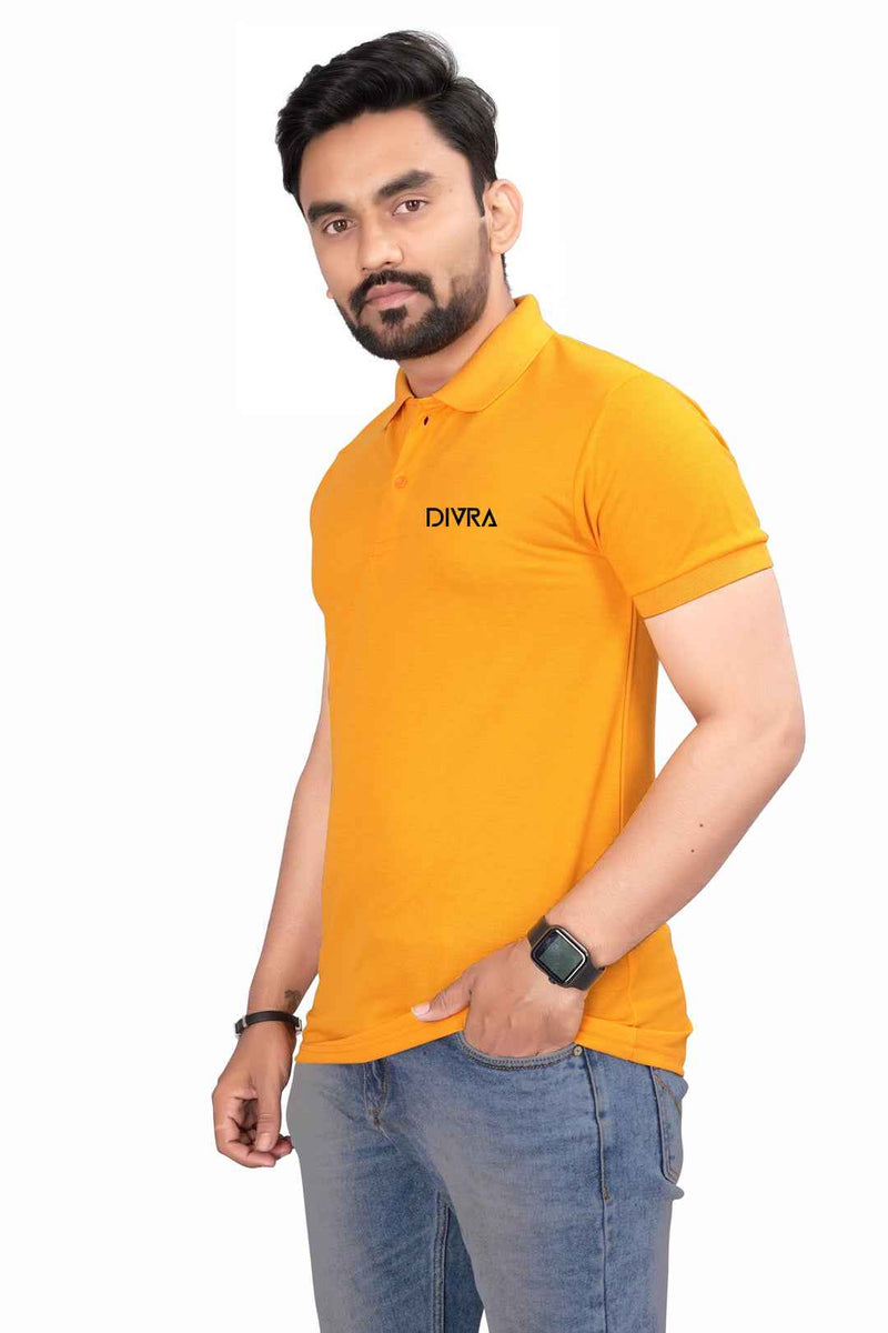 Lacosta Polo T-Shirt for Men Yellow — Quality Craftsmanship Anatomy