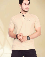 Mandarin Collar Tshirt for Men Chiku — Thumbnail 1