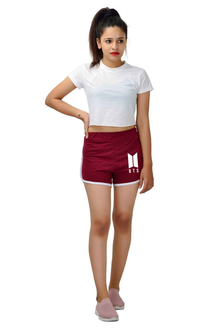 Womens or Girls Cotton BTS Short — Tshirt Factory India Direct Wholesale Manufacturer