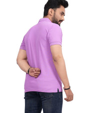 Men's Polo Collar T-Shirt — Lavender — Thumbnail 5