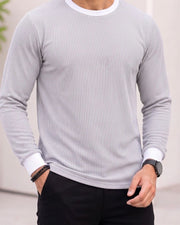 Men's Striped T-Shirt — Black — Thumbnail 7