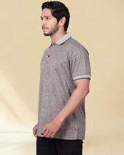 Men Printed Polo Collar T-shirt — Multi — Thumbnail 4