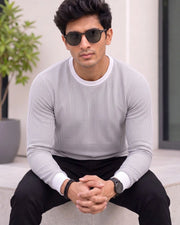 Men's Striped T-Shirt — Black — Thumbnail 5