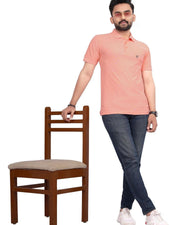 Men's Polo Collar T-Shirt — Peach — Thumbnail 5
