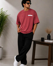 Men's Pure Cotton Pocket T-Shirt — Peach — Thumbnail 2