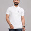 Men's Polo Collar T-Shirt — White