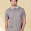 Men Printed Polo Collar T-shirt — Multi