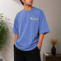Men's Pure Cotton Pocket T-Shirt — Purple