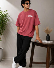 Men's Pure Cotton Pocket T-Shirt — Peach — Thumbnail 5