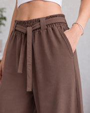Women Comfort Easy Wash Trousers — Coffee Brown — Thumbnail 5
