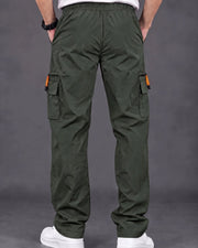 Men Regular Fit Dry Fit Training Cargos — Olive — Thumbnail 7
