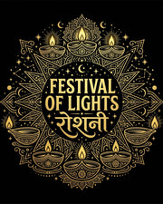 Men's Festival of Lights Roshni Diya Graphic Cotton T-Shirt — Thumbnail 2