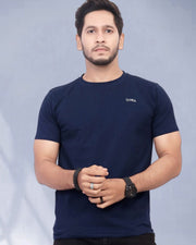 Men Pure Cotton Pockets T-shirt — Navy Blue — Thumbnail 6