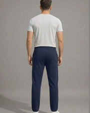 Men Regular Fit Rapid-Dry Training Track Pants — Navy Blue — Thumbnail 3