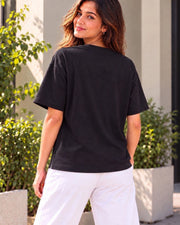 Women's T-Shirt — Black — Thumbnail 5