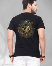 Men's Festival of Lights Roshni Diya Graphic Cotton T-Shirt — Thumbnail 1