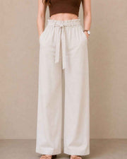 Women Comfort Easy Wash Trousers — Off White — Thumbnail 1