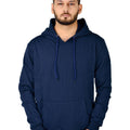 Men's Hooded Long Sleeves Sweatshirt — Navy Blue