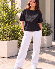Women's T-Shirt — Black — Thumbnail 7