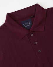 Men's Polo Collar T-Shirt — Charcoal Black — Thumbnail 5