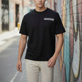Men Organic Cotton Pockets T-shirt — Black