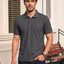 Men's Polo Collar T-Shirt — Grey