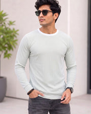 Men's Striped T-Shirt — Green — Thumbnail 2