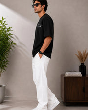 Men's Pure Cotton Pocket T-Shirt — Black — Thumbnail 3