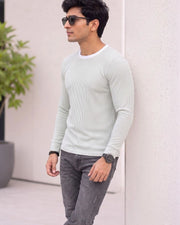 Men's Striped T-Shirt — Green — Thumbnail 4