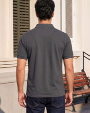 Men's Polo Collar T-Shirt — Grey — Thumbnail 5