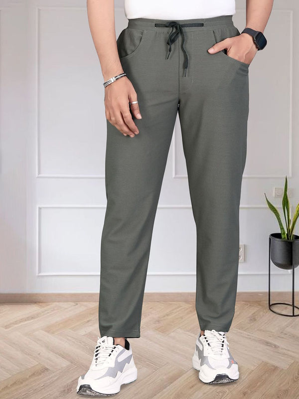 Men Mid-Rise Track Pants — Olive — Tshirt Factory India Direct Wholesale Manufacturer