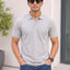 Men's Polo Collar T-Shirt — Grey