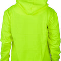 Men's Solid Fleece Hooded Sweatshirt in Neon Green